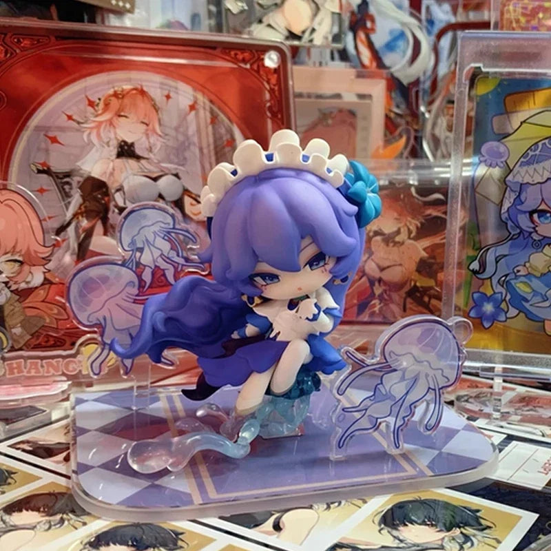 In Stock Genuine Wuthering Waves Cantarella Q Version Figurine Model Ornament Kuro Game Cantarella Anime Game Merchandise Toy