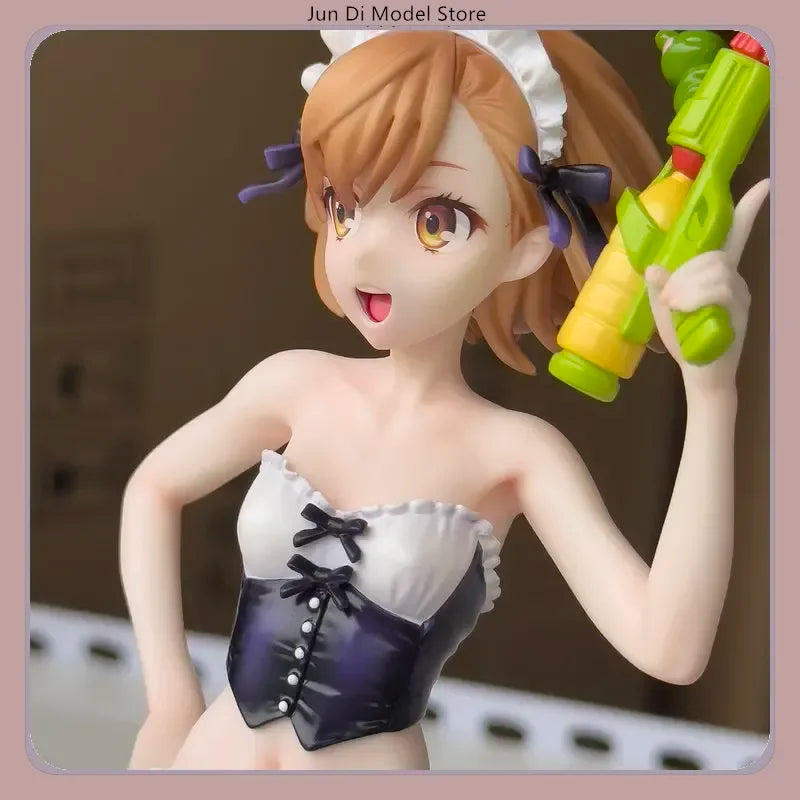 A Certain Scientific Railgun Anime Figure - Misaka Mikoto Bunny Girl Standing Pose Resin Statue For Desktop Decoration Gift