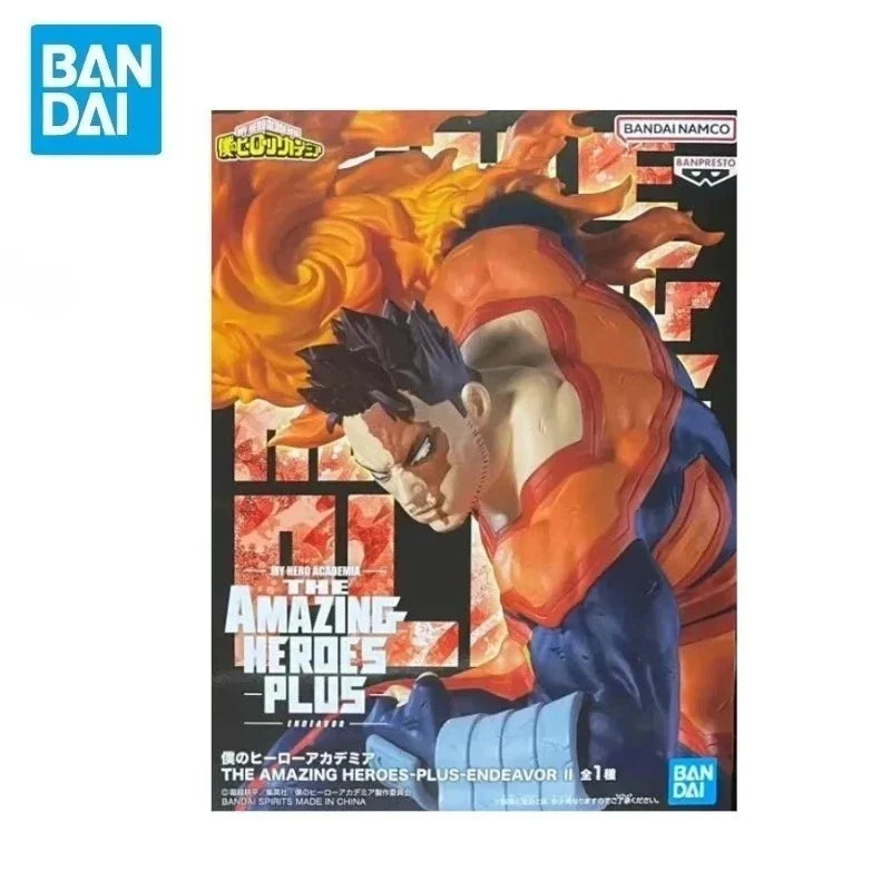 In Stock BANPRESTO THE AMAZING HEROES  My Hero Academia ENDEAVOR Ⅱ Figure Anime Model Toy Figurine Collections WY