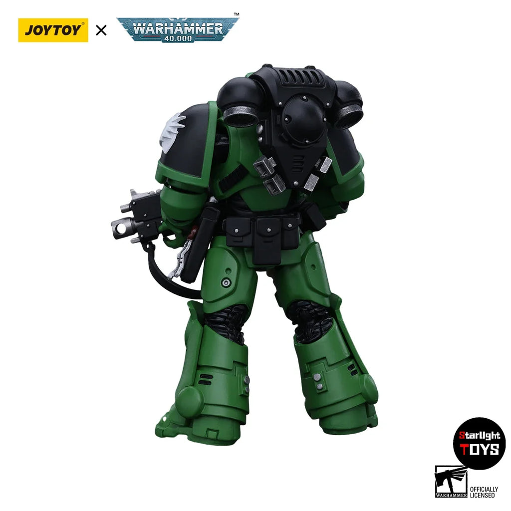 JOYTOY 1/18 Action Figure Warhammer 40K Salamanders Intercessors Brother Haecule Model Toy Gifts