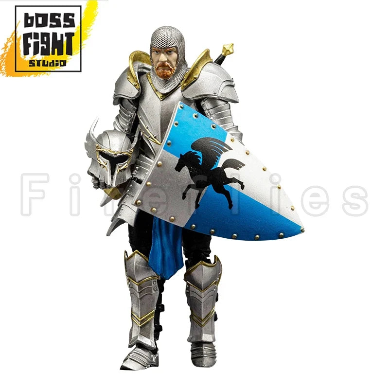 1/18 3.75inch Boss Fight Studio BFS Action Figure Vitruvian H.A.C.K.S. 10th Anniversary Knight of Asperity Anime Model Toy