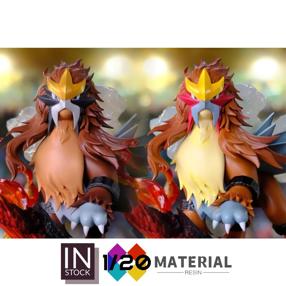 [In Stock]1/20 Resin Scale World [PALLET TOWN] - Suicune & Entei[Split RE-MENT]