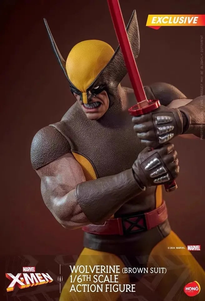 In Stock Original HOTTOYS HT Hono Studio HS03 1/6 Scale Wolf Uncle Brown Battle Suit Version 12'' Action Figure Collectible