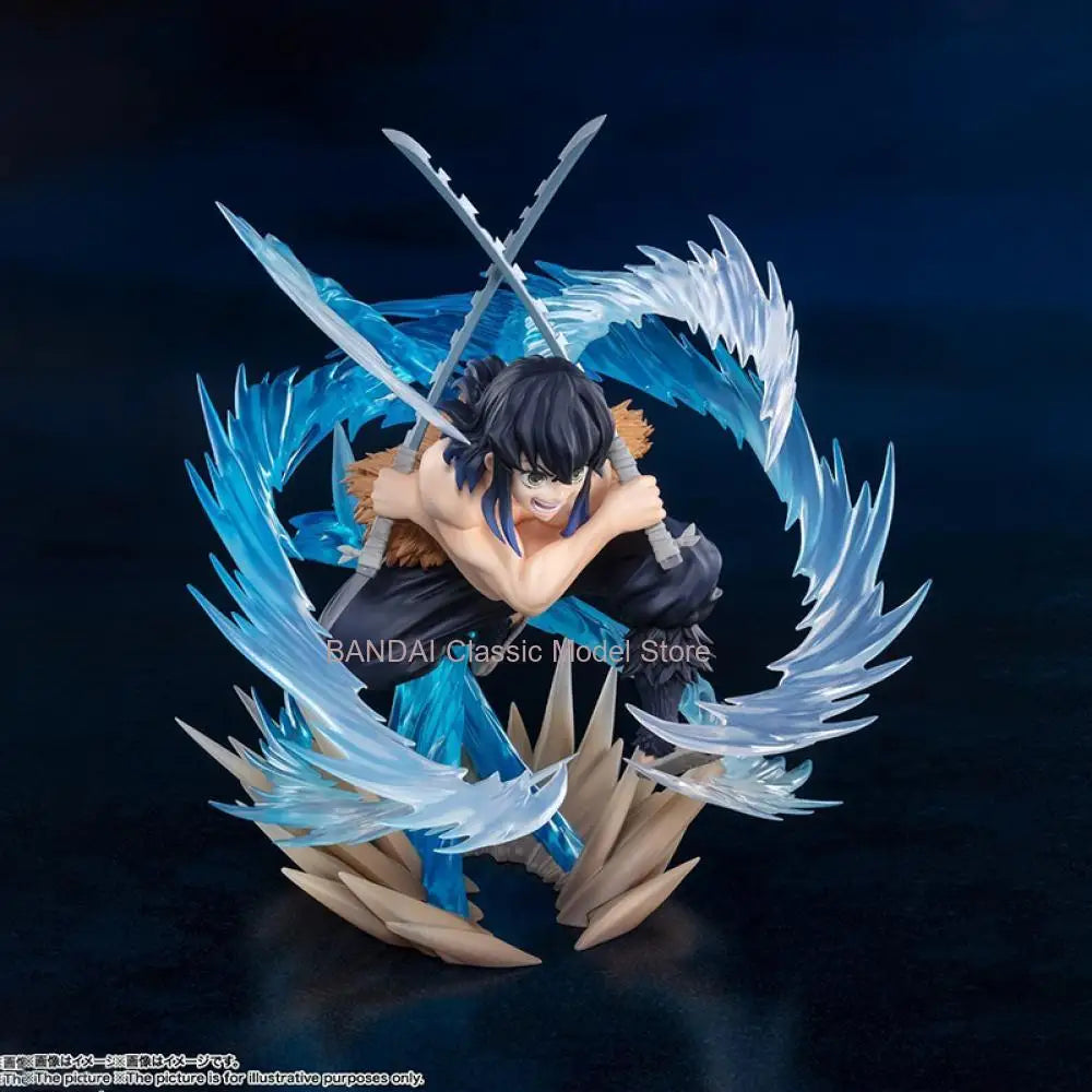 Bandai Genuine Hashibira Inosuke Beast Breathing Figuarts ZERO Demon Slayer SuperRobot Wars Anime Peripheral Doll for Collectors