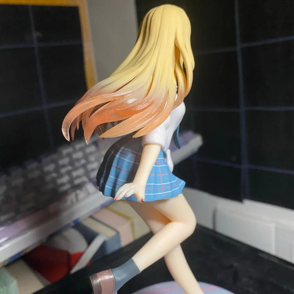My Dress Up Darling MARIN KITAKAWA Uniform Anime Figure Toys 18.5cm PVC Model Desk Decoration Collector Birthday Doll Gifts