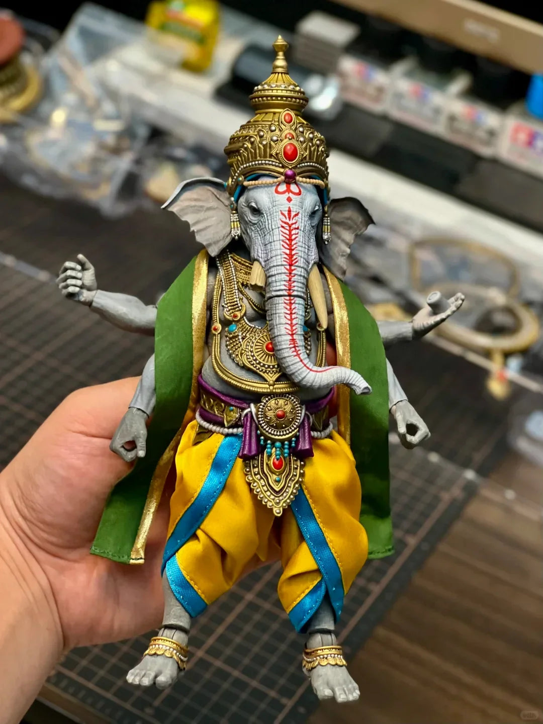 Brand New In Stock Four Horsemen Studio Mythic Legions 1/12 Figura Obscura Ganesha Anime 6inch Full Set Action Figure Model Toys