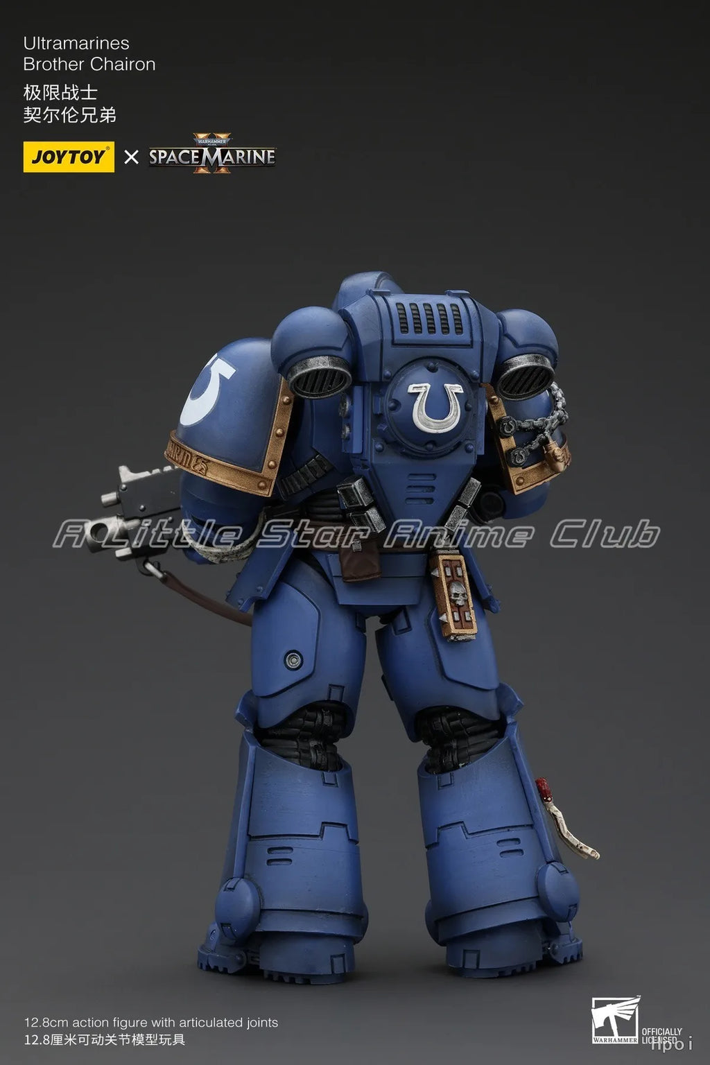 JOYTOY 1/18 Action Figure Warhammer 40k Space Marine Ultramarines Brother Chairon Model Collection Toy