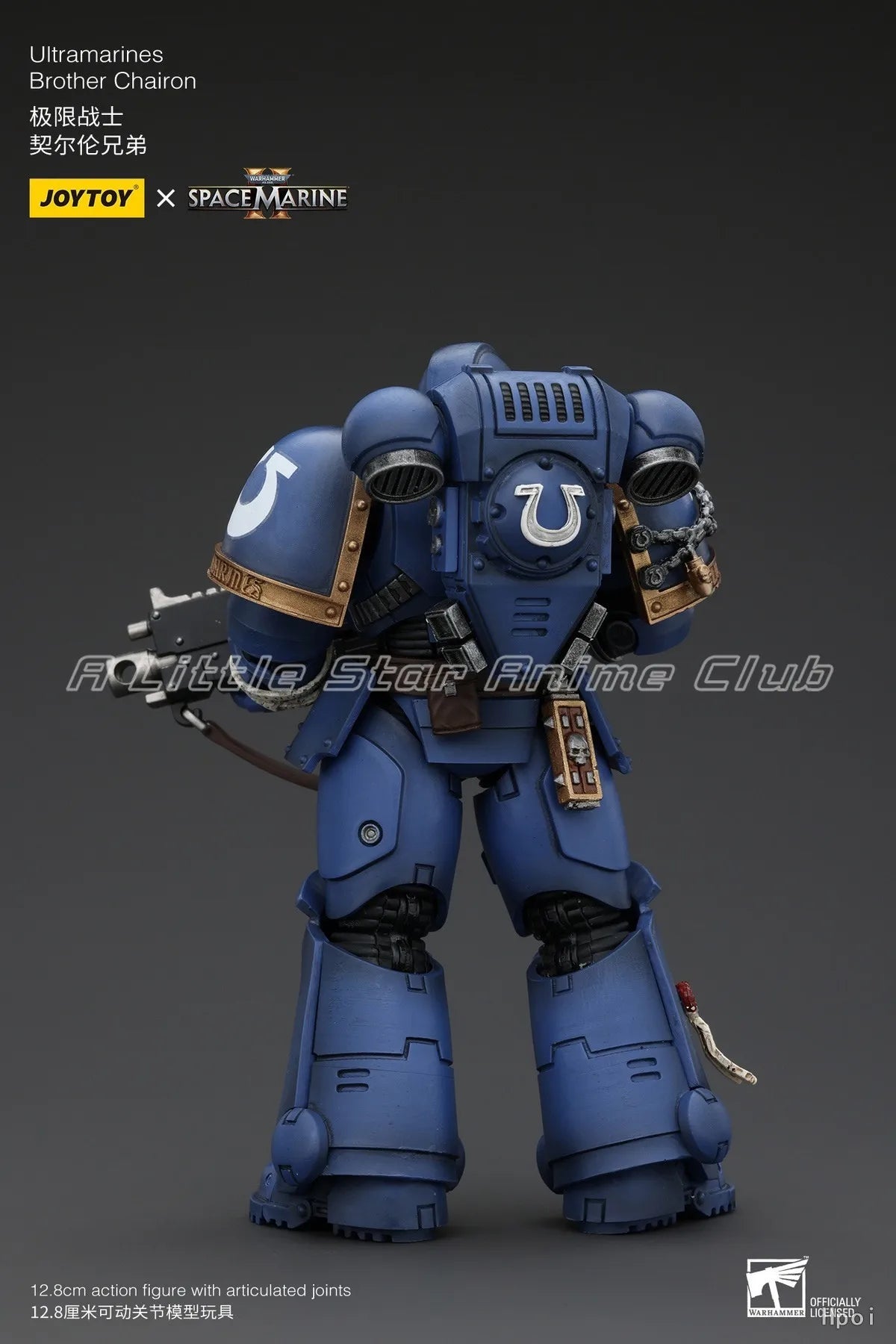 JOYTOY 1/18 Action Figure Warhammer 40k Space Marine Ultramarines Brother Chairon Model Collection Toy