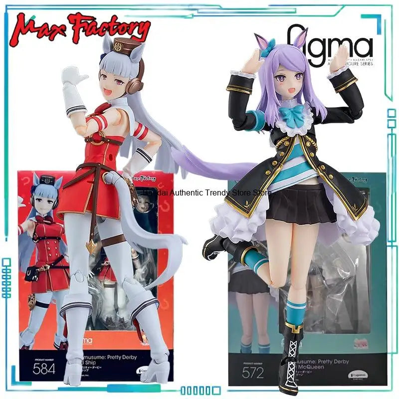 Max Factory Genuine Figma Series PrettyDerby Anime Gold Ship und Mejiro McQueen Proportional Humanoid, Alle Altersgruppen, bewegliches Modellspielzeug