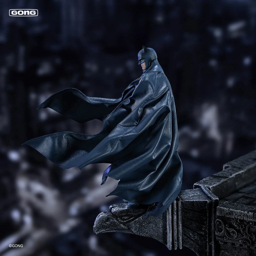 GONG DC Hush Batman 1/12 Action Figure Commoner People Movable Joints Doll Head Sculpture Comic Anime Collection Model Toys Gift
