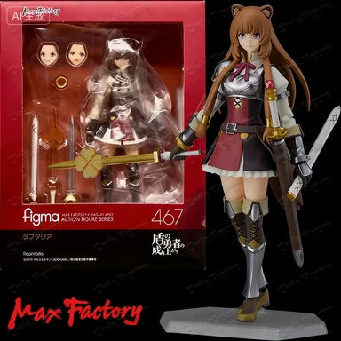 Auf Lager MAX Factory Original FigMA Shield Hero Chronicles Raphtalia Actionfigur Sammelgeschenk