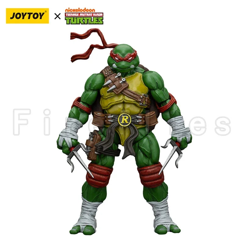 1/18 JOYTOY Action Figure Turtles-Michelangelo Donatello Leonardo Raphael Re-issue Version Anime