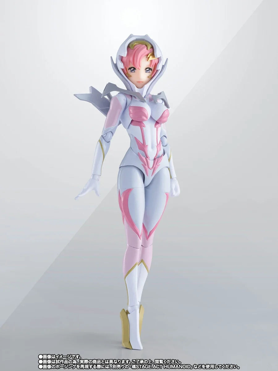 In Stock Genuine BANDAI SHFiguarts Mobile Suit Gundam SEED FREEDOM RIDE ON SET Pilot Suit Lacus Clyne Figure Anime Action Model