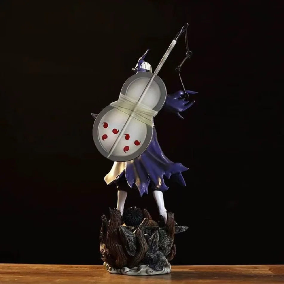 Naruto Anime Figure Uchiha Obito Action Figures double headed Statue PVC Collection Model Desktop Ornament Birthday Toys Gift