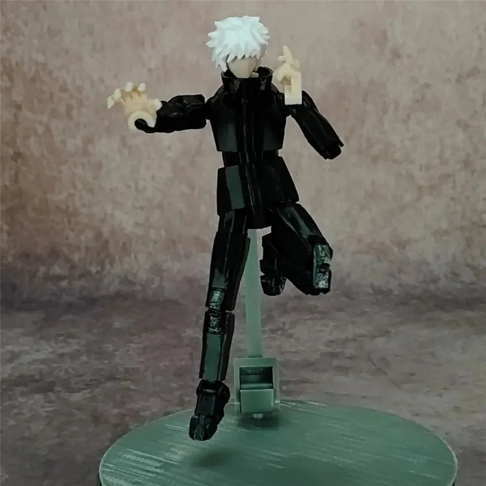 Anime Satoru Gojo 3D Printed Doll Titan 13 Action Figures Cartoon T13 Lucky 13 Action Figure Action Figure Dummy For Kids Gift