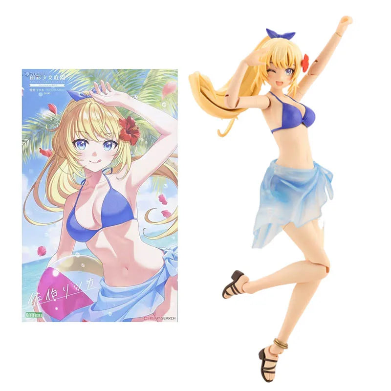 Kotobukiya Creative Color Girls Garden Model Kit Sousaishojoteien Ritsuka Saeki Swim Anime Figure Action Figures Toy Boys Gift