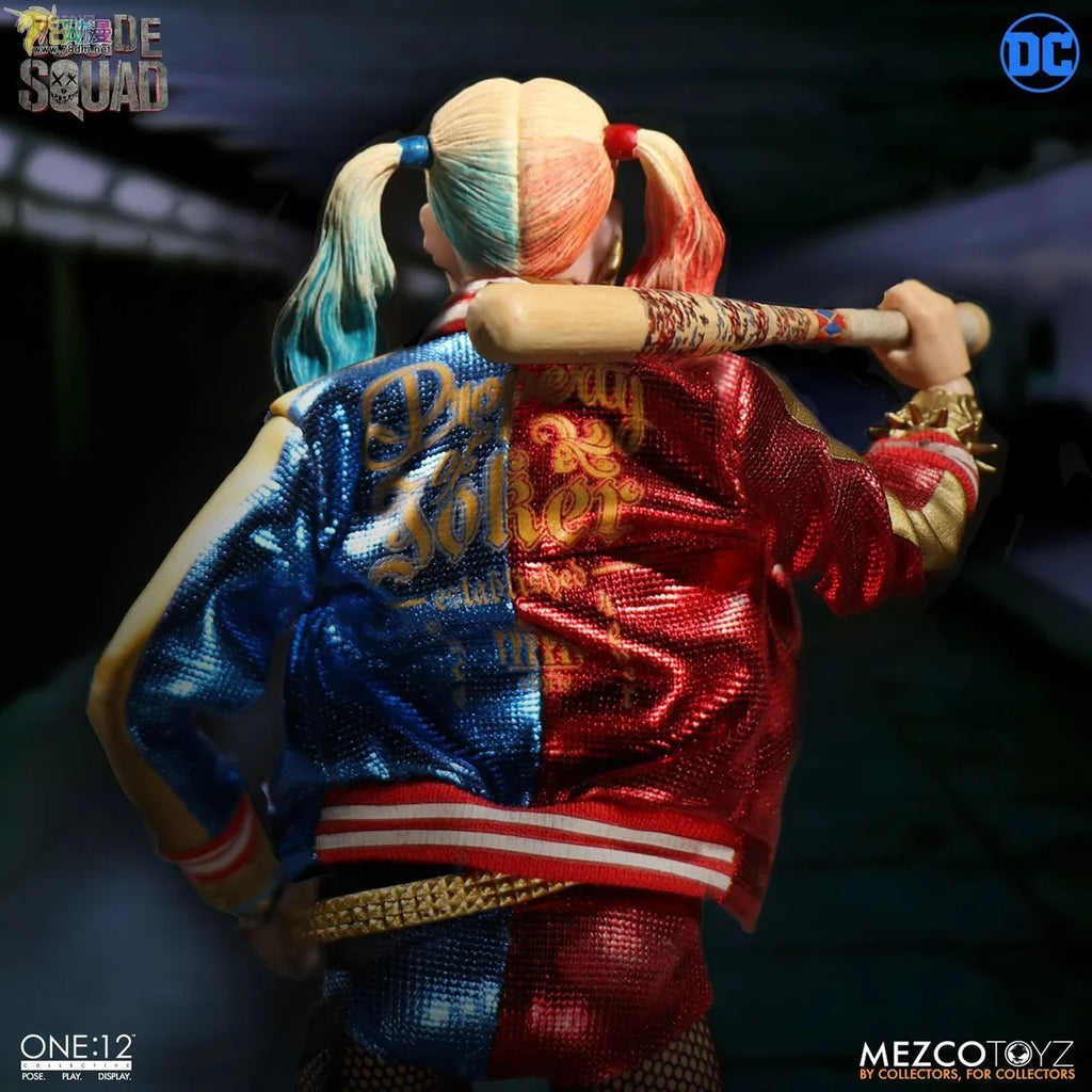 Mezco Toyz Original 1/12 Collective Suicide Team Halle Quinn Action Figure Model Toys Movable Model Ornaments Gifts for Boys