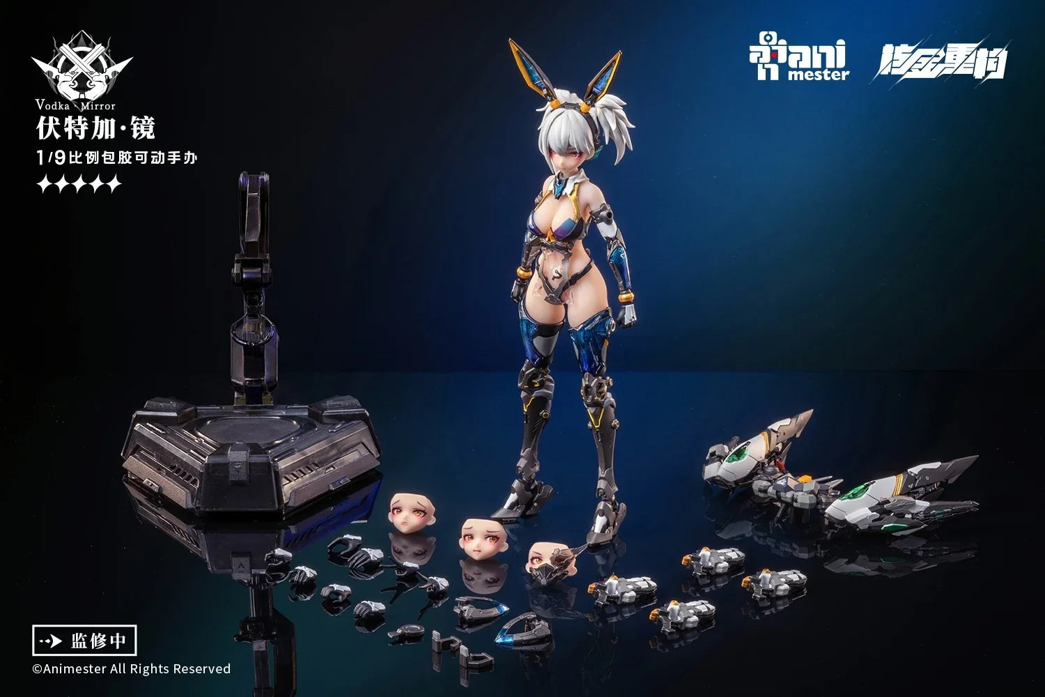 In Stock 1/9 Female Soldier Delicate Mechanical Girl Task Force Full Set 22CM Action Figure Model Collectible Toys
