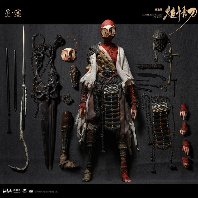 In Stock JPT-012 1/6 Women Soldier Ruthless Blade Stray Cat White Tiger 12Inch Anime Model Toys for Boys Gifts Original Box