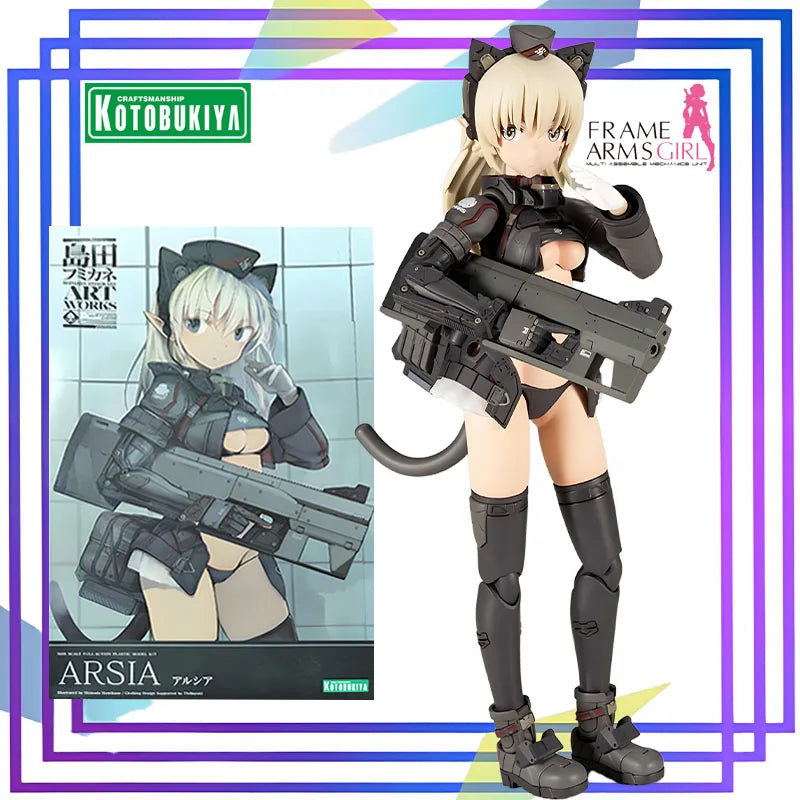 Kotobukiya Original Frame Arms Girl Series《Fumikane Shimada Art Collection: Asiya》Figure Assembly Model Toys Collectible Model