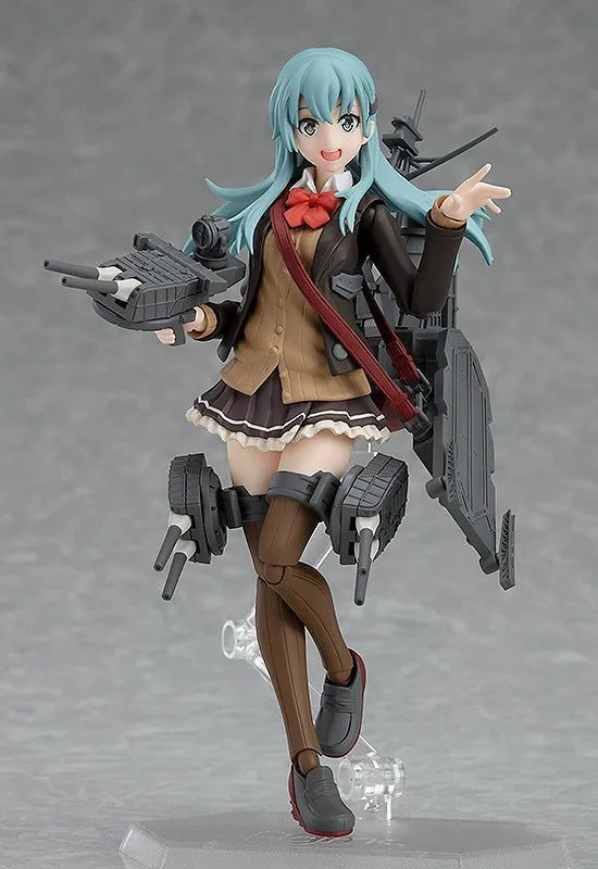 Original Max Factory Figma#403 Fleet Collection Suzuya Anime Figure Model Toy Gift Collection