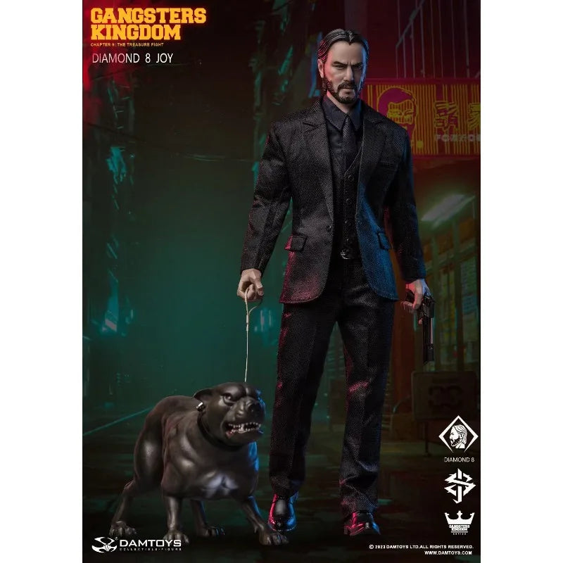 Spot DAMTOYS Original Gangster Kingdom Block 8 Joey Finished Product Movable Doll Movable Soldier Model Ornament Gift Collection