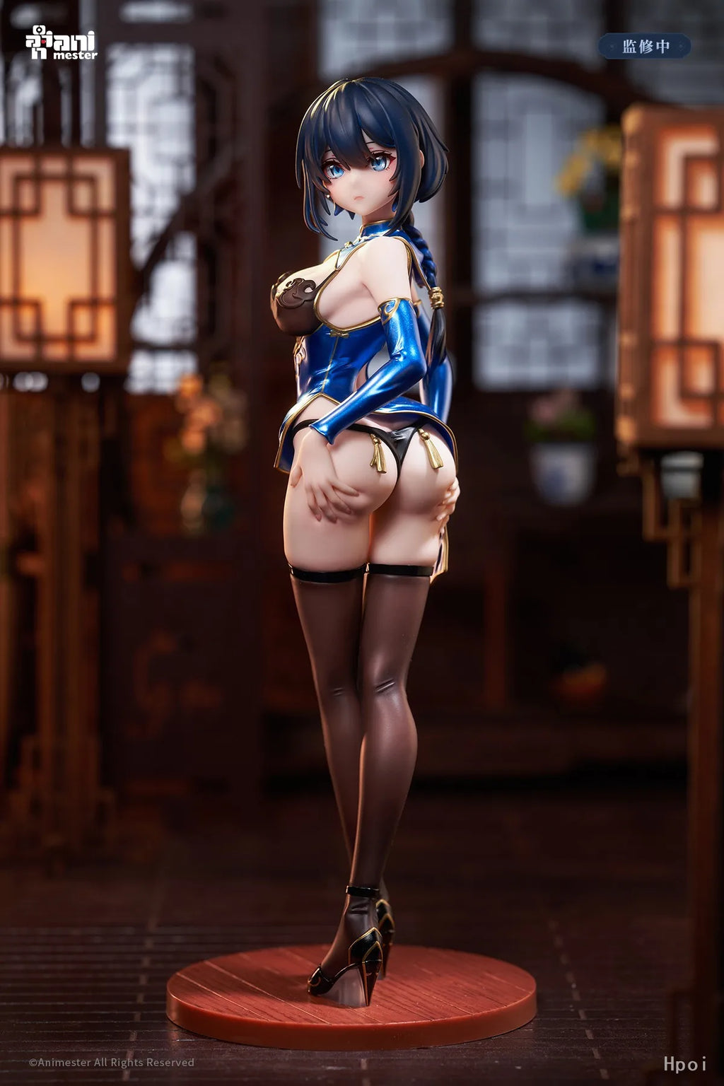 27CM Anime Nangong Yingtao Figure Cheongsam Slightly Exposed Standing Posture Model Toy Gift Collection Decorative Ornament PVC