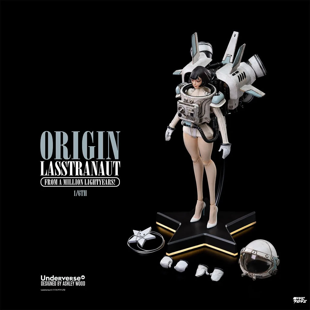 In Stock 【Tyctoys】 Underverse Uv Popbot Lasstranaut 1/6 Action Figure Precious Collection Value Good Birthday Gifts Toy