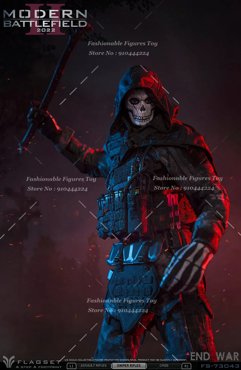 In Stock FLAGSET FS73043 1/6 Men Soldier Apocalypse War Series Death Squad Ghost Full Set 12Inch Action Figure Model Toys