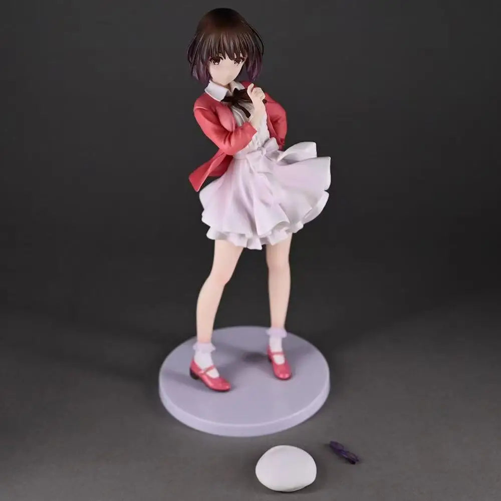 24cm New Anime Figure Megumi Kato Perimeter PVC Model Sexy Beautiful Girl Desktop Decoration Ornaments Birthday Gifts Toys