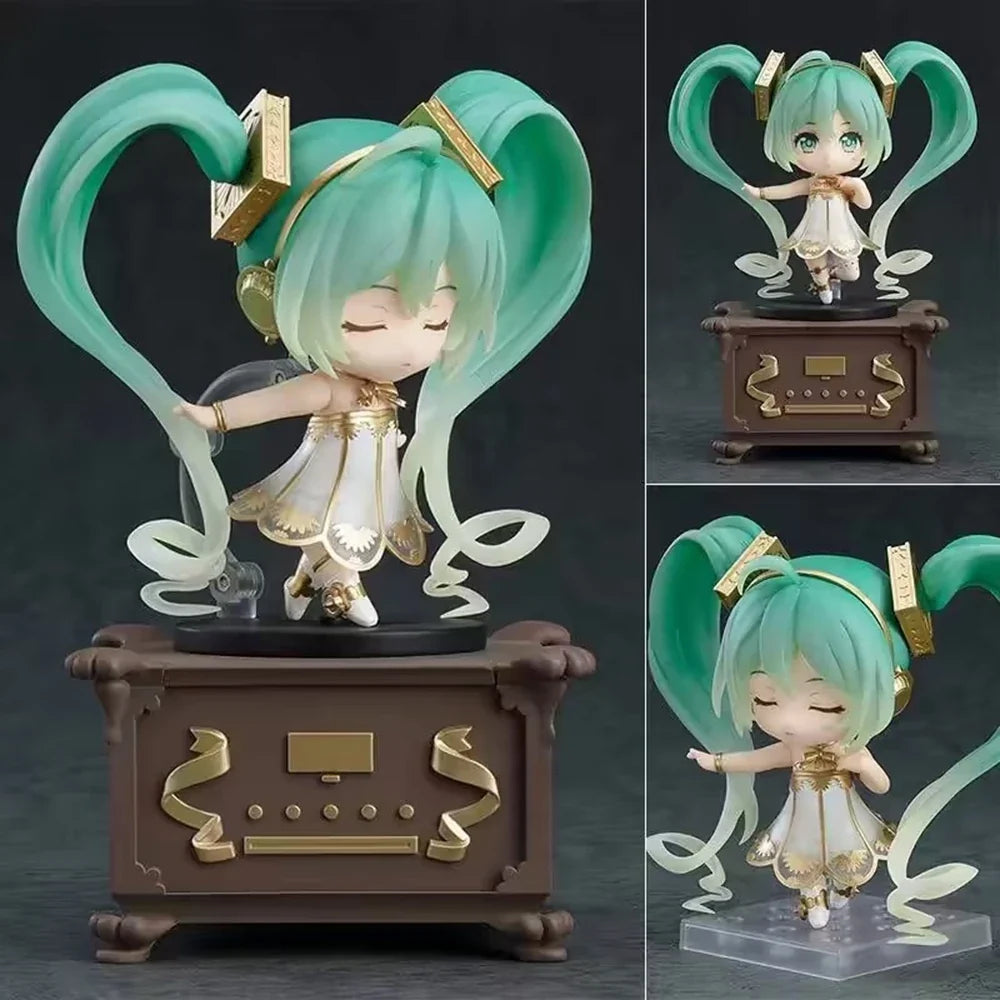 10CM Anime Hatsune Miku Symphony 5th Anniversary Figure #1538 Action Figure Stand Model Toy Doll Gift PVC Replacement