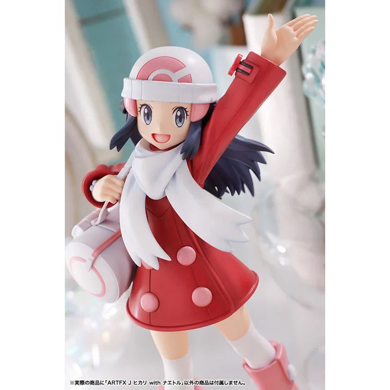 100% Original Kotobukiya ARTFX J Pokemon Series Dawn With Turtwig 1/8 In Stock Anime Collection Action Figures Model Toys