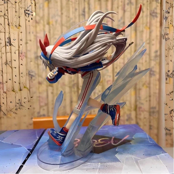 Japanese Version Of Authentic Glasses Factory Evolve Horse Racing Girl Oguri Hat Tamamo Cross Scenery Figure Toy Gift