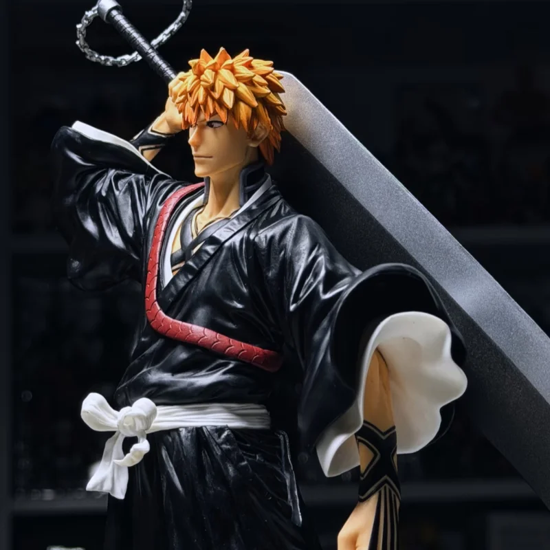 New In Stock Bandai Genuine BANPRESTO Grandista BLEACH Kurosaki Ichigo Anime Action Figure Collectible Model Toy Ornaments Gifts