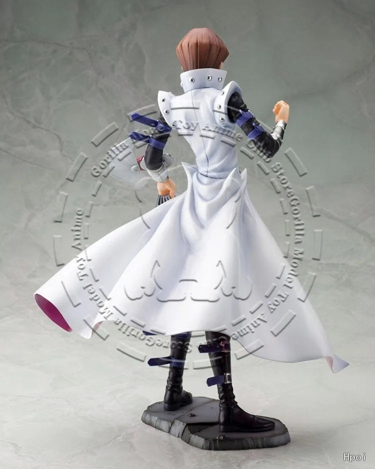 In Stock Original Genuine KOTOBUKIYA ARTFX J Yu-Gi-Oh! Seto Kaiba 275mm PVC Statue Blue-Eyes White Dragon Anime Figure Model