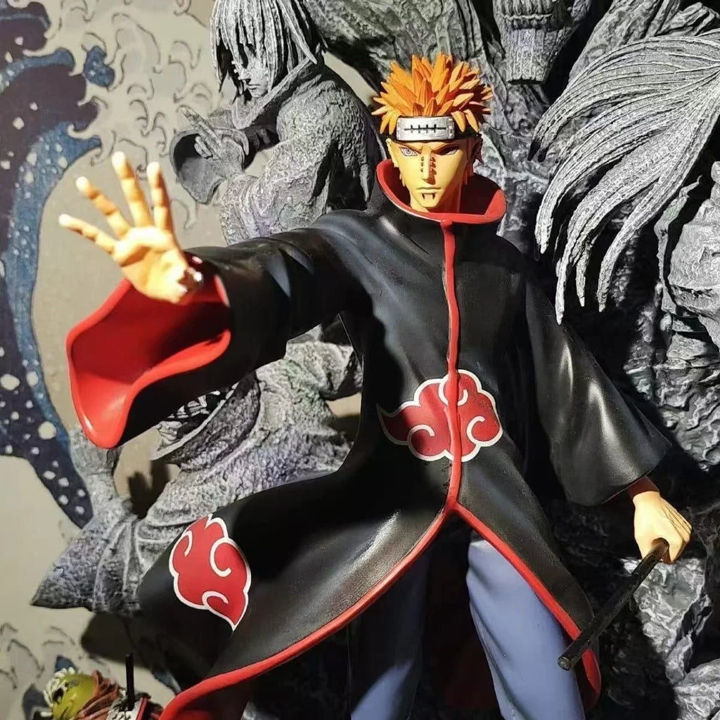 HOT NEW Anime Figure Pvc six realms Payne Akatsuki Gk Statue Figurine Model Doll Ornament Collection Room Decora Christmas Gifts