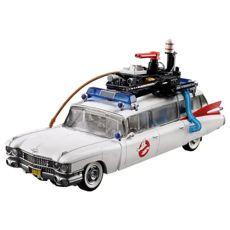 Hasbro Transformers x Ghostbusters Ectotron Action Figure Ecto-1 Autobot Toy Gift E6017