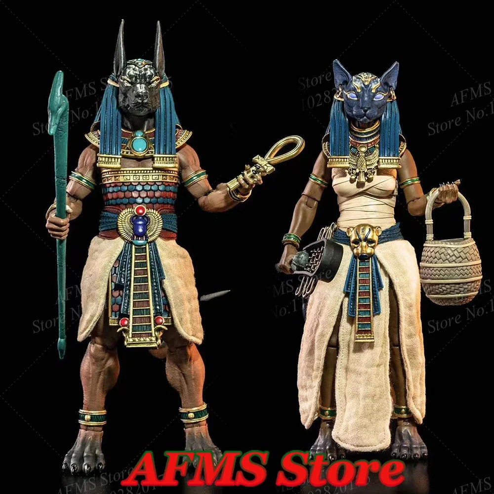 Limited Four Horsemen Studio 1/12 Scale Collectibles Anubis Figure Ancient Egyptian Goddess Bastet Bast 6" Action Figure Soldier