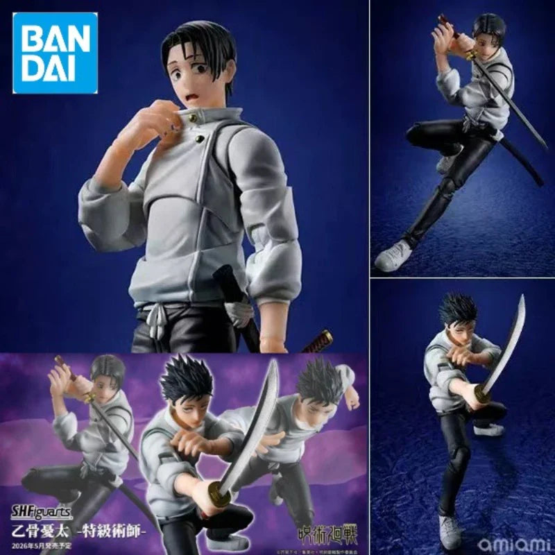 Original Bandai Jujutsu Kaisen S.H.figuarts SHF YUTA OKKOTSU Spezial-Jujutsu-Aktionsfigur Modell Sammlerstück Geschenk PVC