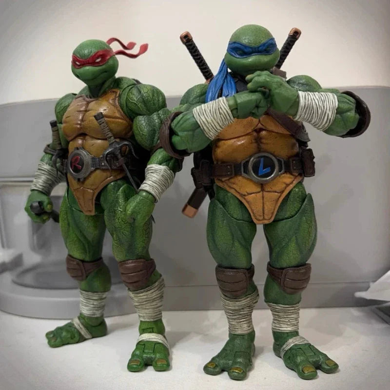 Original Lingjihun 1/12 Ninja Raphael Leonardo Actionfigur PVC Figur Sammelhobby Spielzeug Weihnachtsgeschenk Anime-Fans auf Lager