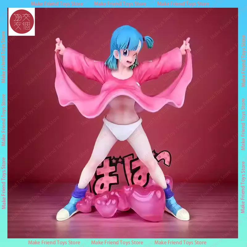 28cm Dragon Ball Bulma Licensed Anime Collectible Figure Pvc Anime Model Statue High Detail Bulma 3d Display Decor Fans Gifts
