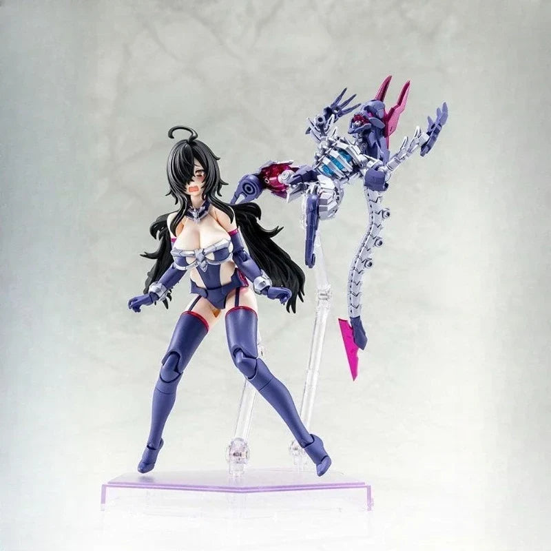 Kotobukiya Original MEGAMI DEVICE Series《Suzunomiya Tsukuyomi-no-Mikoto Royal Authority》Figure Assembly Model Toys Collectible