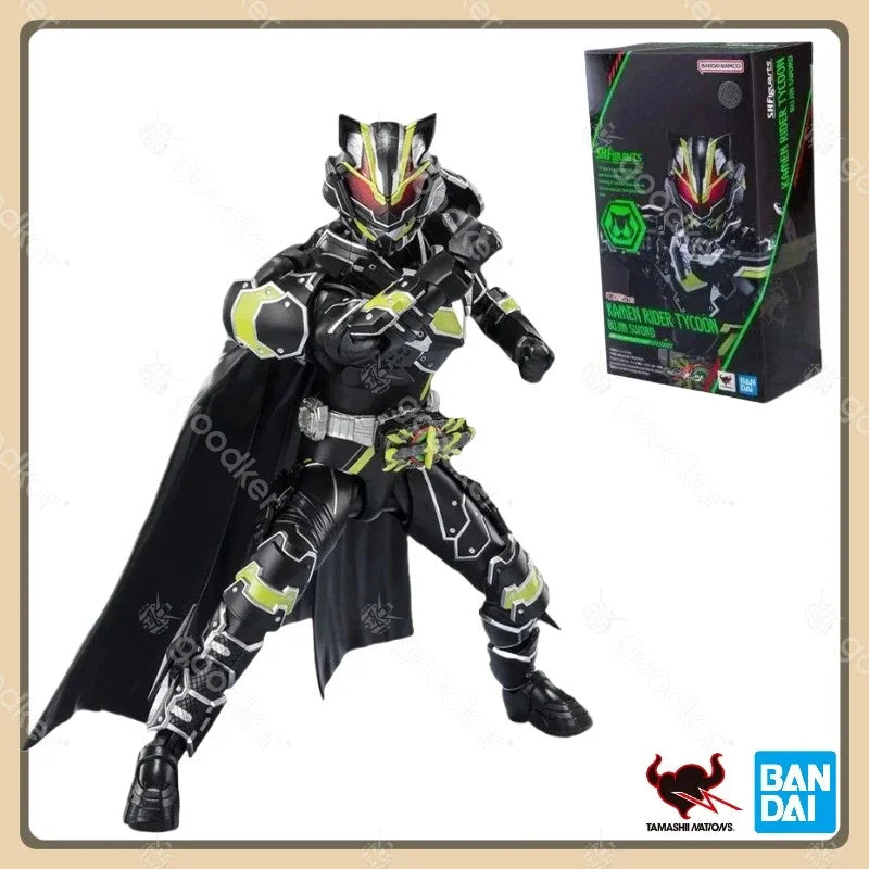 Bandai Genuine SHF KAMEN RIDER TYCOON BUJIN SWORD Anime Action Figure Collectible Joints Collectible Model Decoration