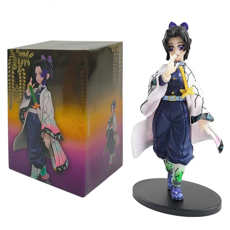 Anime 16CM Demon Slayer Kimetsu no Yaiba figure Kamado Tanjirou Action Figure Agatsuma Zenitsu Nezuko Warrior PVC Model Toys