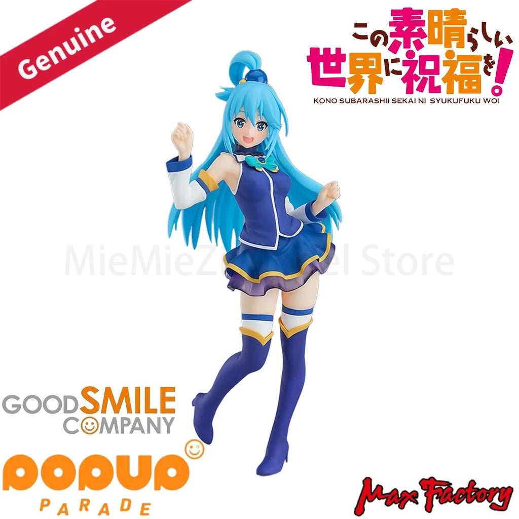 In Stock Genuine Max Factory Prepainted Pop Up Parade Eiga Kono Subarashii Sekai Ni Shukufuku O! Kurenai Densetsu Aqua Original