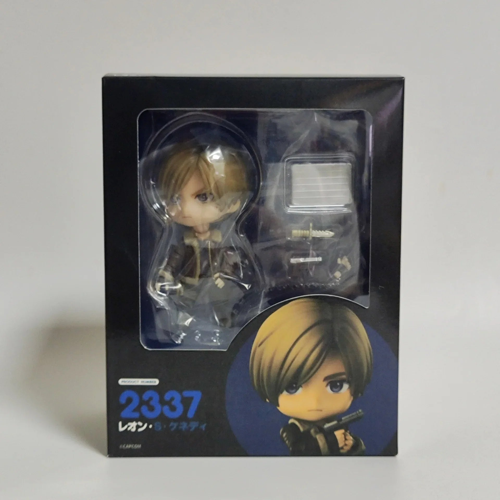 10cm In Stock Resident Evil 4 Remake #2337 Leon S. Kennedy Q Version Action Anime Pvc Model Movable Model Doll Set Toy Gift