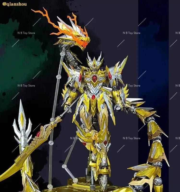 Motor Core Mnp-xh03 Mecha AaoBing Blue Dragon Black Gold Model Kit Actionfigur Metallrahmen Sammlerstück für Geschenk
