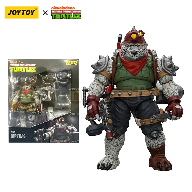 JOYTOY 1/18 Actionfigur Turtles-Dirtbag Groundchuck Rahzar Anime-Spielzeug