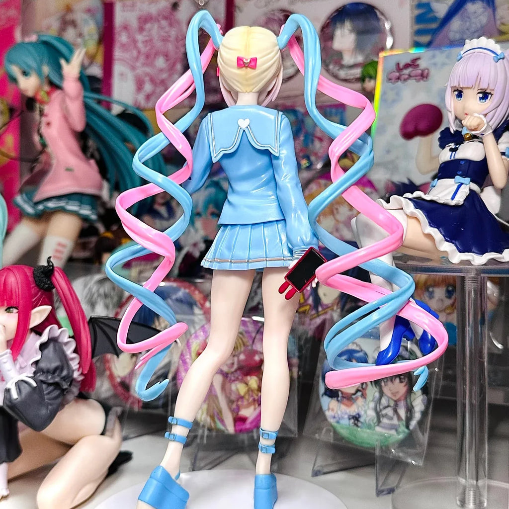 HOT! Aixlan NEEDY GIRL OVERDOSE Figure Rain KAnge PVC Action Figure Amine Adult Anime Girl Statue Collectible Figurine Toys Gift