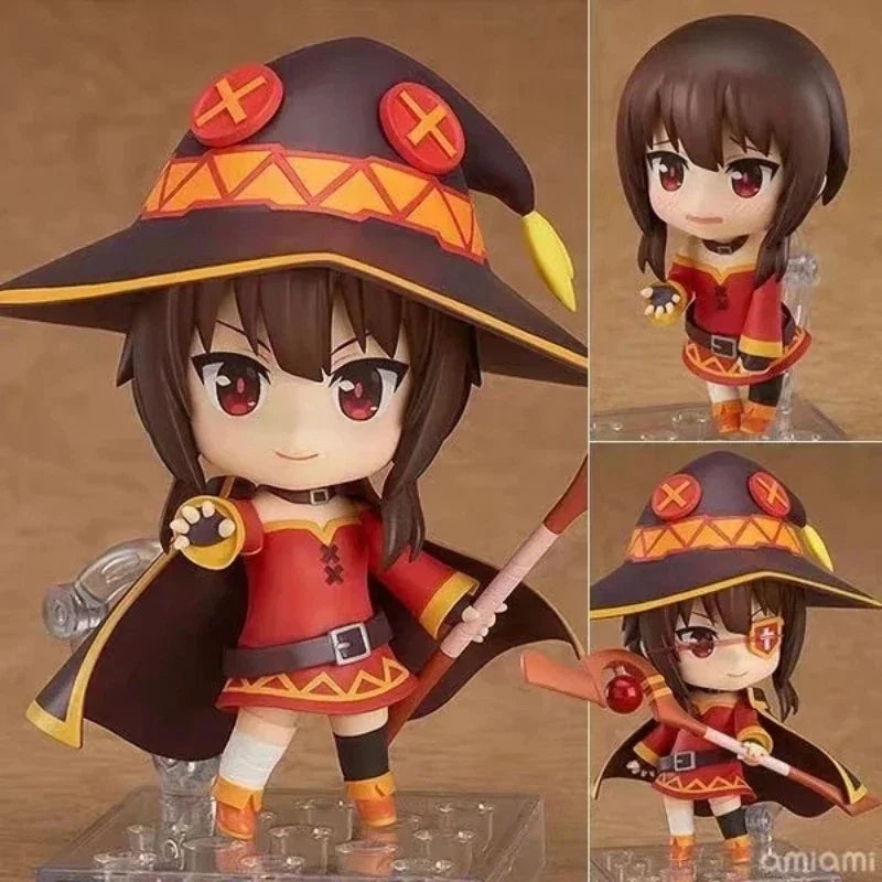 Megumin Q Clay 725 Action Figure Collectible Toy Handmade Garage Model Gift for Fans of Blessings to a Better World